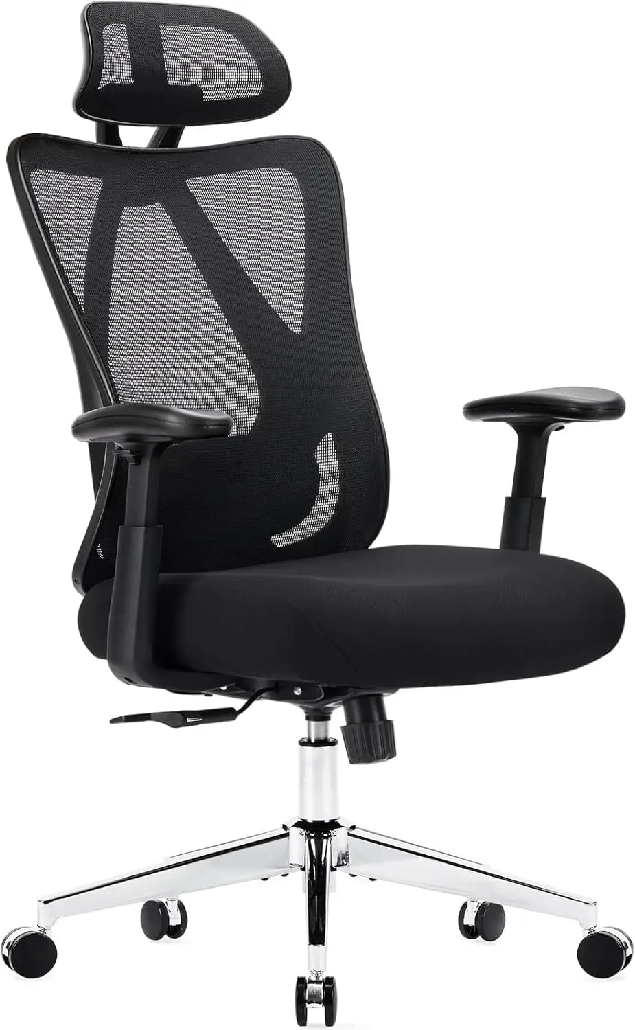 Home Office Desk Chair, Ergonomic Rolling Work Swivel High Ba 135°Tilt Function Big and Tall Computer with Wheels, 2D Armrest