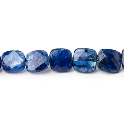 8x7.5mm Kyanite Faceted Pillow Beads 16 inch 53 pieces AA