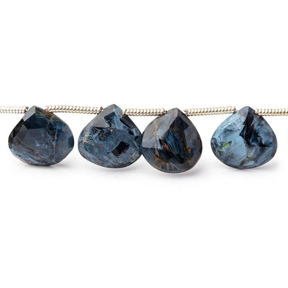 10-13mm Pietersite Faceted Heart Beads 8 inch 15 pieces