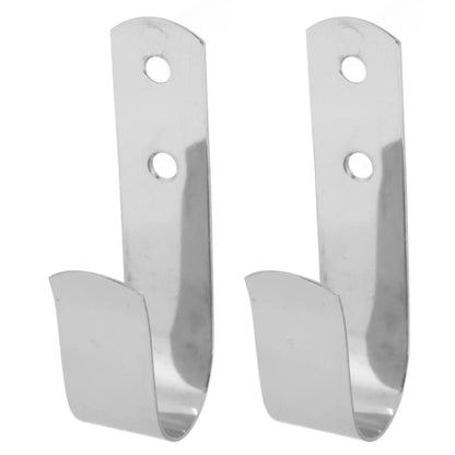 J Hook Bracket Rustproof Rugged Stainless Steel Smooth Versatile J Hook Hangers for Boats Yachts Rvs