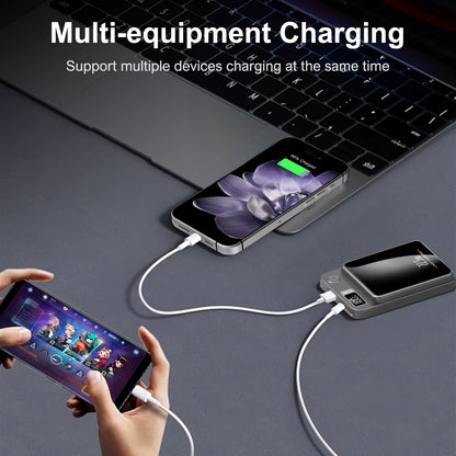 5000Mah Magnetic Power Bank Wireless Charger Portable Fast 22.5W Ultra with Type-C Cable for Iphone 16/15/14/13/12 All Series
