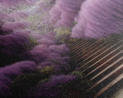 Beautiful Wisteria Garden Walkway Path Wall Art, Fine Art Print, Wall Poster, Wall Print