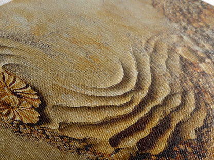 Textured Wave Art, Coastal Decor, Beach House Wall Art, Nautical Painting, Framed Canvas Print, Ocean Inspired Art, Rustic Wall Art