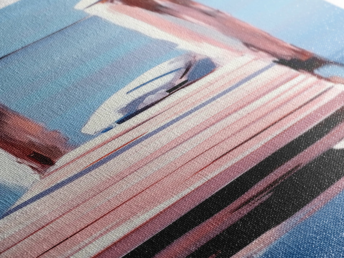 Dock Reflection, Calm Waters, Nautical Aesthetic, Serene Landscape, Coastal Home Decor, Minimal Framed Canvas Print, Tranquil Vibes