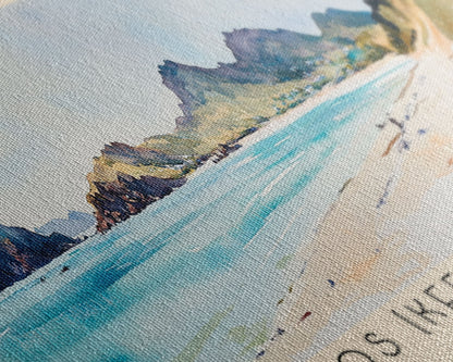 Coffee Bay, South Africa Watercolor Beach Print, Vacation Gift, South Africa Wall Art, Beach Painting, Beach Decor, Beach Painting