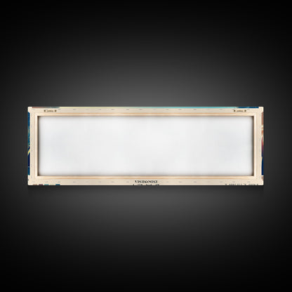 Bali, Indonesia Panoramic Print, Vacation Gift, Indonesia Wall Art, Beach Painting, Beach Decor, Beach Or Lakehouse Art