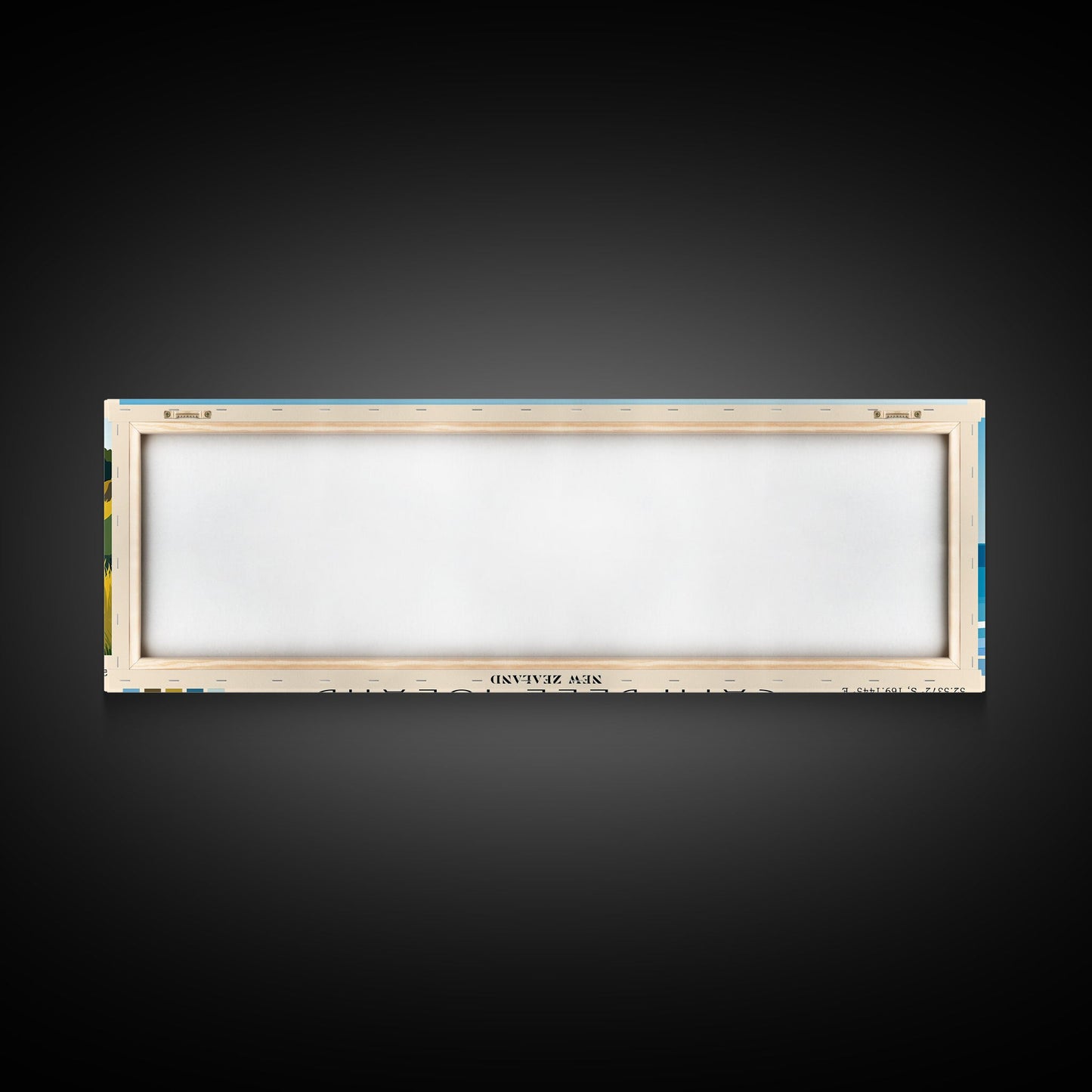 Campbell Island, New Zealand Panoramic Print, Vacation Gift, New Zealand Wall Art, Beach Painting, Beach Decor, Large Wall Art, Wood Frame Art