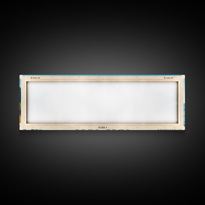 Cole Cole, Chile Panoramic Print, Vacation Gift, Chile Wall Art, Vacation Wall Art, Vacatation Memories, Beach Decor, Beach Or Lakehouse Art