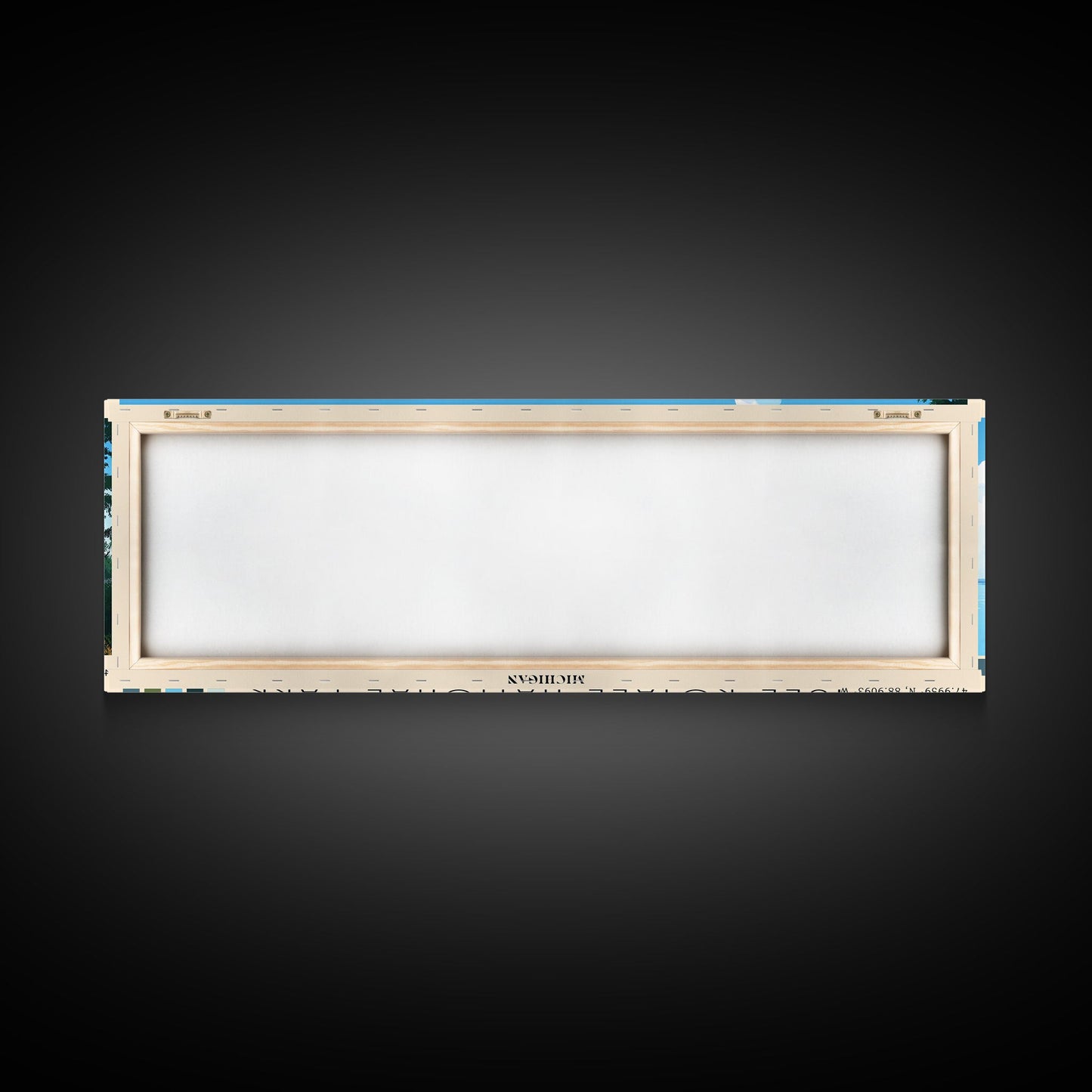 Isle Royale National Park, Michigan Panoramic Beach Print, Vacation Gift, Michigan Wall Art, Beach Painting, Beach Decor, Beach Painting