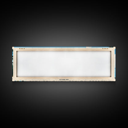 Isle Royale National Park, Michigan Panoramic Beach Print, Vacation Gift, Michigan Wall Art, Beach Painting, Beach Decor, Beach Painting