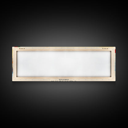 Coimbra Portugal Travel Art, City Art, Framed Canvas Print or Metal Wall Art, Europe Travel Poster, Panoramic Wall Art, Extra Wide Wall Art