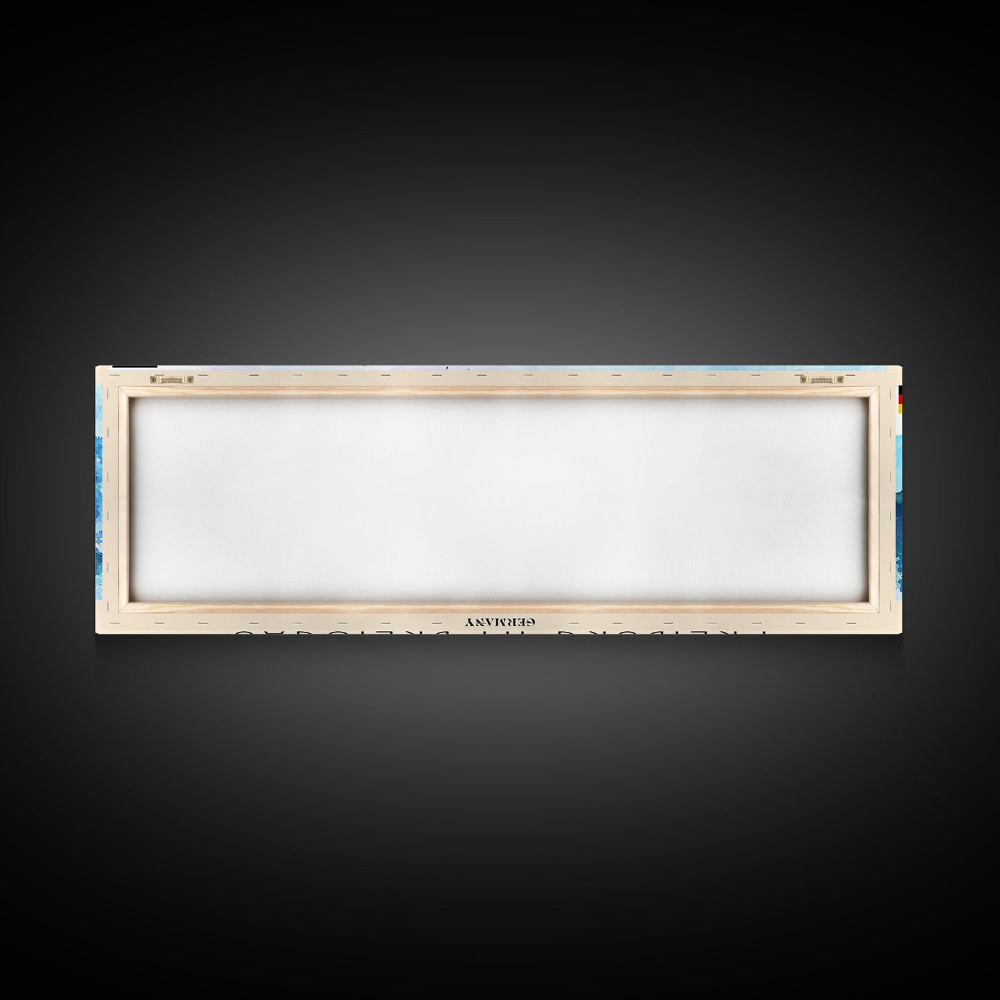 Freiburg Germany Panoramic Travel Poster, Framed Canvas Print or Metal Wall Art, Travel Art, Home Decor, Panoramic Painting, Midcentury Art