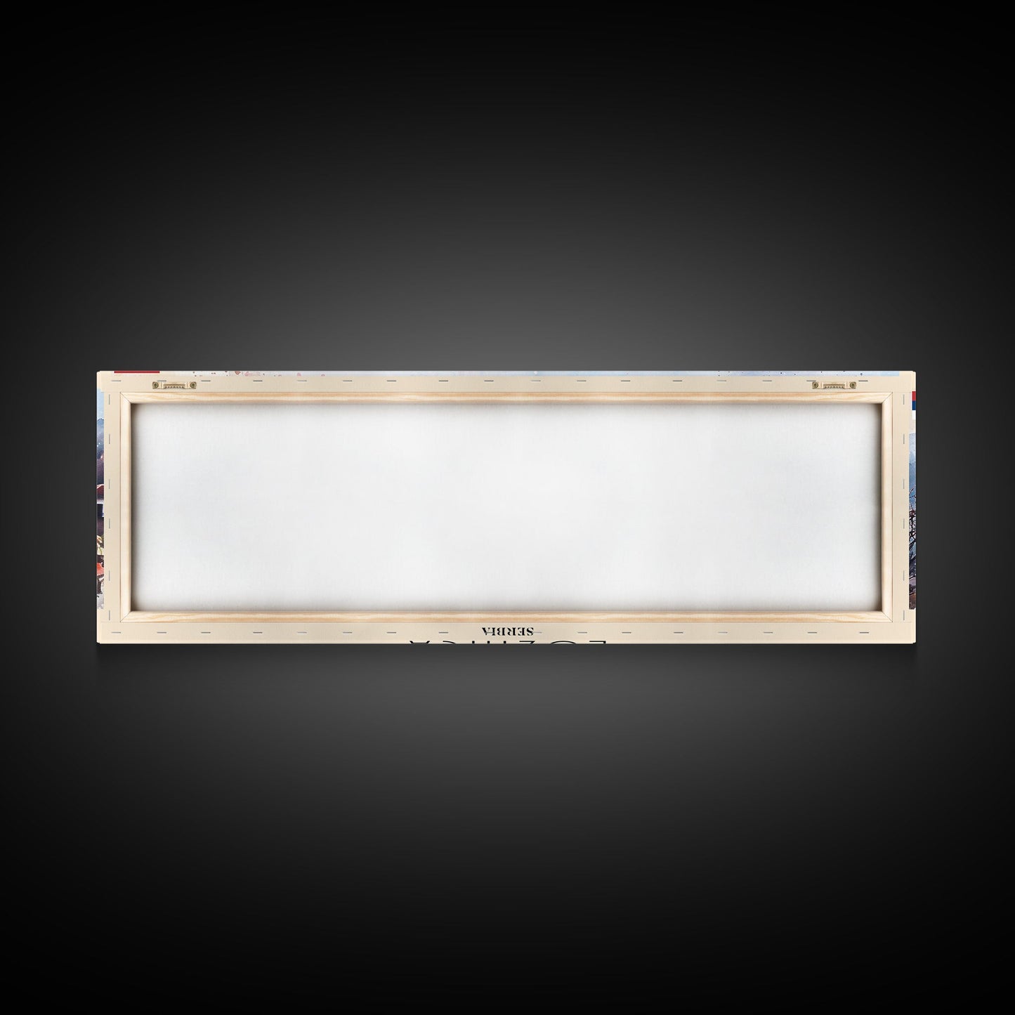 Loznica Serbia Wall Art, Panoramic Travel Poster, Panoramic Framed Canvas Print, City Wall Art, Wall Hanging Home Decor, Travel Art