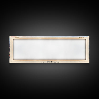 Loznica Serbia Wall Art, Panoramic Travel Poster, Panoramic Framed Canvas Print, City Wall Art, Wall Hanging Home Decor, Travel Art