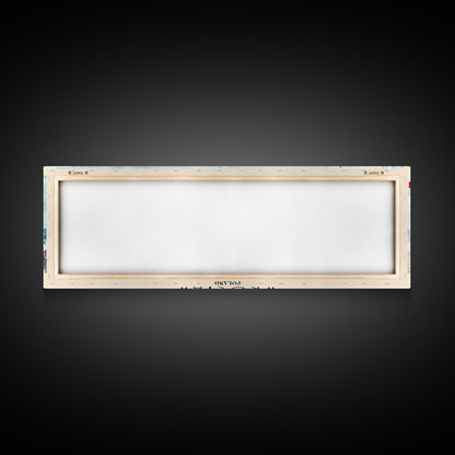 Wroclaw Poland Travel Print Wall Art, Panoramic City Art, Travel Art, Wall Decor, Vacation Gift, Framed Canvas Print Or Metal Art