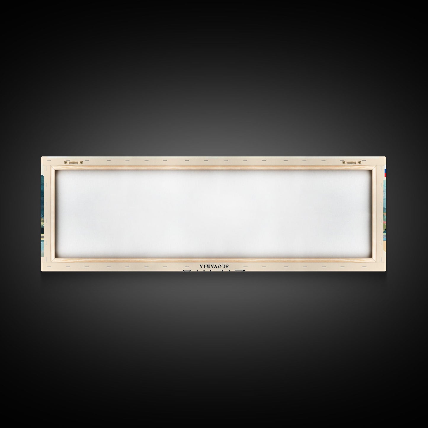 Zilina Slovakia Panoramic Travel Poster, Framed Canvas Print or Metal Wall Art, Travel Art, Home Decor, Panoramic Painting, Midcentury Art