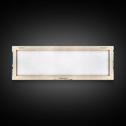 Zilina Slovakia Panoramic Travel Poster, Framed Canvas Print or Metal Wall Art, Travel Art, Home Decor, Panoramic Painting, Midcentury Art