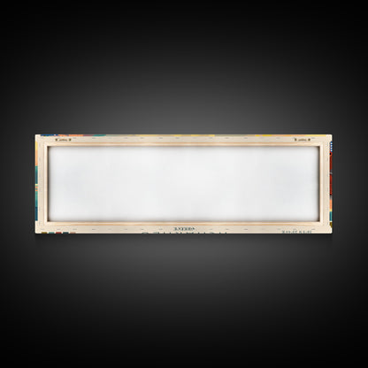 Acharnes Greece Travel Print Wall Art, Panoramic City Art, Travel Art, Wall Decor, Vacation Gift, Framed Canvas Print Or Metal Art