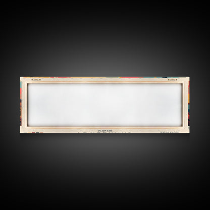 Charleroi Belgium Travel Print Wall Art, Panoramic City Art, Travel Art, Wall Decor, Vacation Gift, Framed Canvas Print Or Metal Art