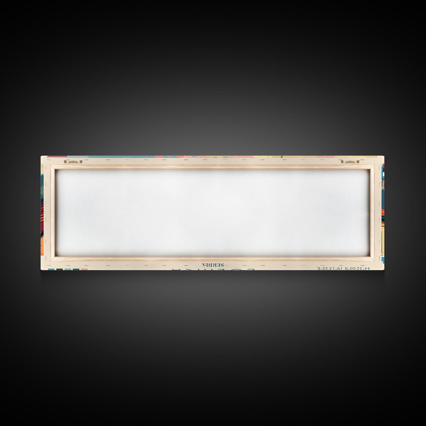 Loznica Serbia Wall Art, Panoramic Travel Poster, Panoramic Framed Canvas Print, City Wall Art, Wall Hanging Home Decor, Travel Art