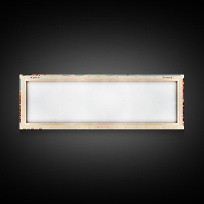 Magdeburg Germany Wall Art, Panoramic Travel Poster, Panoramic Framed Canvas Print, City Wall Art, Wall Hanging Home Decor, Travel Art