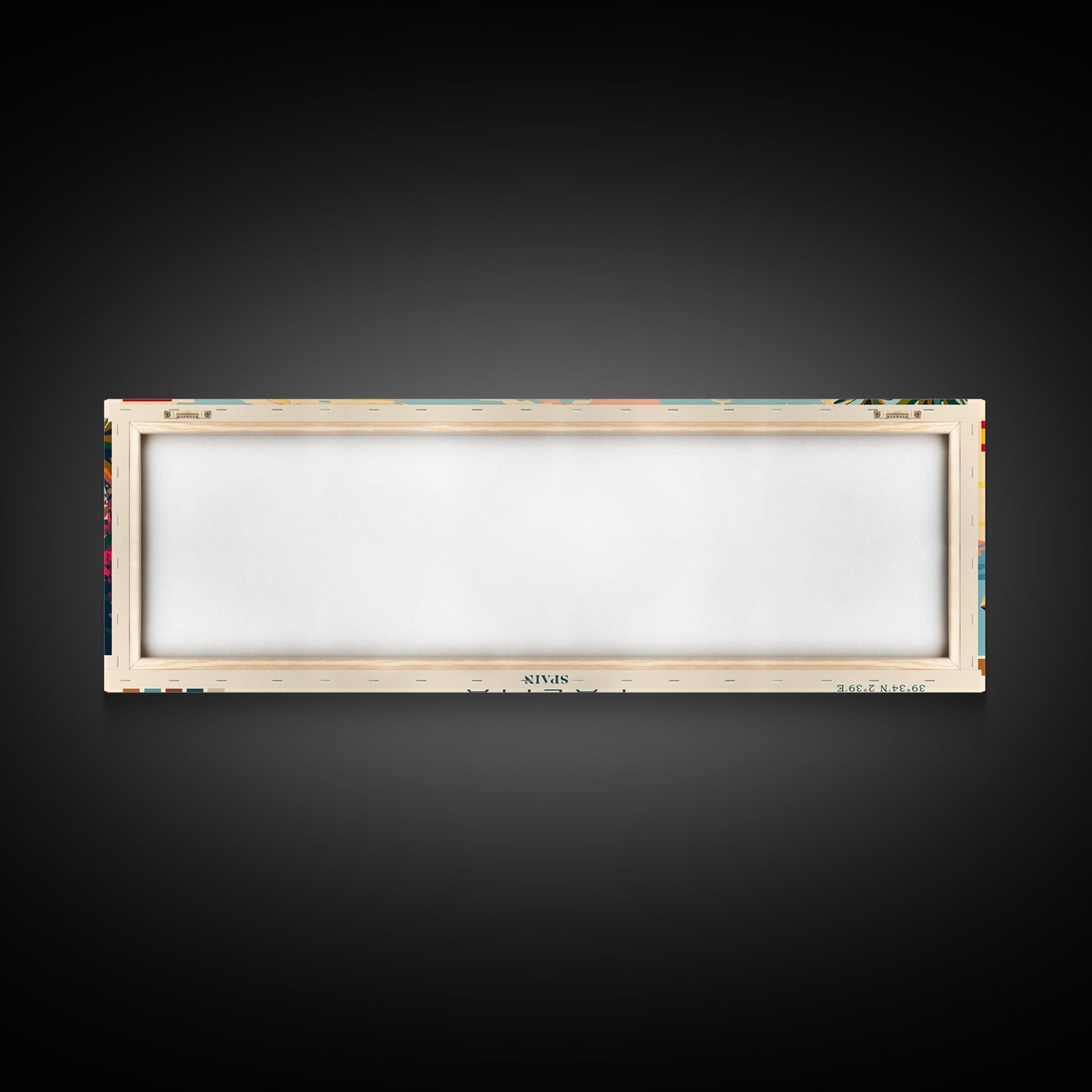 Palma Spain Travel Art, City Art, Framed Canvas Print or Metal Wall Art, Europe Travel Poster, Panoramic Wall Art, Extra Wide Wall Art