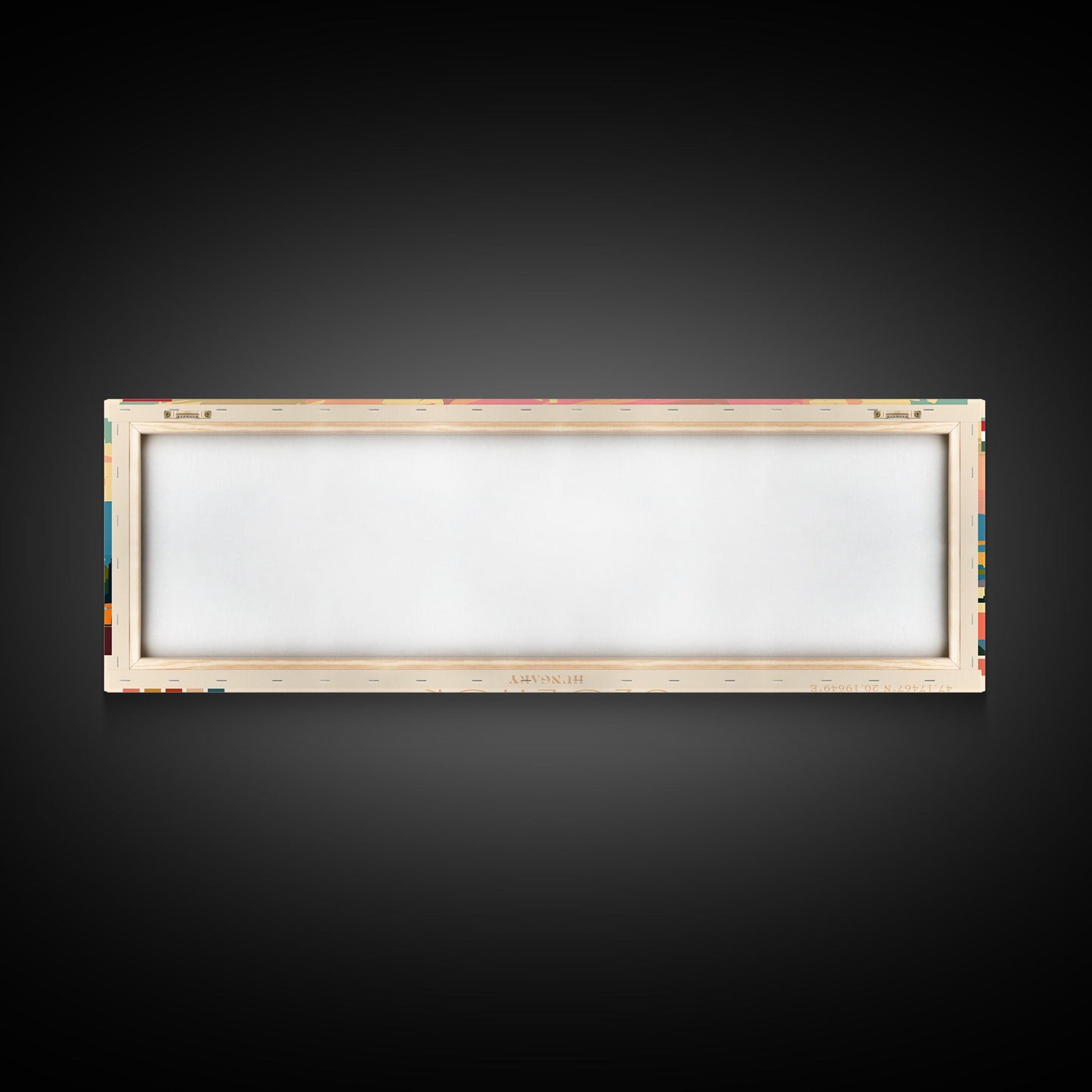 Szolnok Hungary Wall Art, Panoramic Travel Poster, Panoramic Framed Canvas Print, City Wall Art, Wall Hanging Home Decor, Travel Art