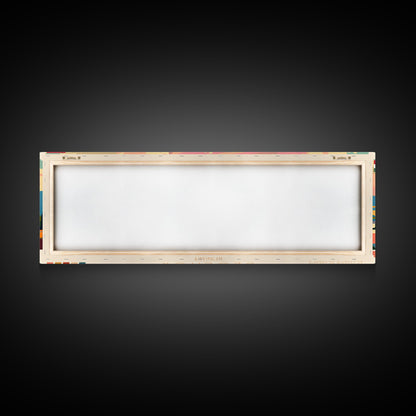 Szolnok Hungary Wall Art, Panoramic Travel Poster, Panoramic Framed Canvas Print, City Wall Art, Wall Hanging Home Decor, Travel Art