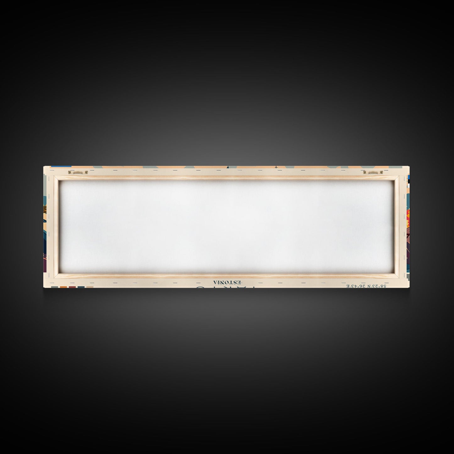 Tartu Estonia Wall Art, Panoramic Travel Poster, Panoramic Framed Canvas Print, City Wall Art, Wall Hanging Home Decor, Travel Art