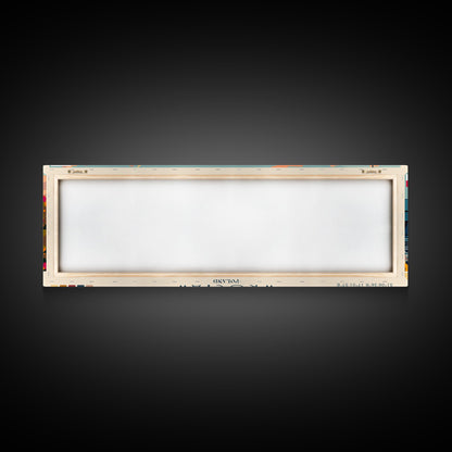 Wroclaw Poland Travel Print Wall Art, Panoramic City Art, Travel Art, Wall Decor, Vacation Gift, Framed Canvas Print Or Metal Art