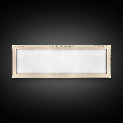 Tunica Lake Mississippi Panoramic Wall Art, Framed Canvas Print, Lake House Decor, Travel Poster, Beautiful Lake Scene, Home Art