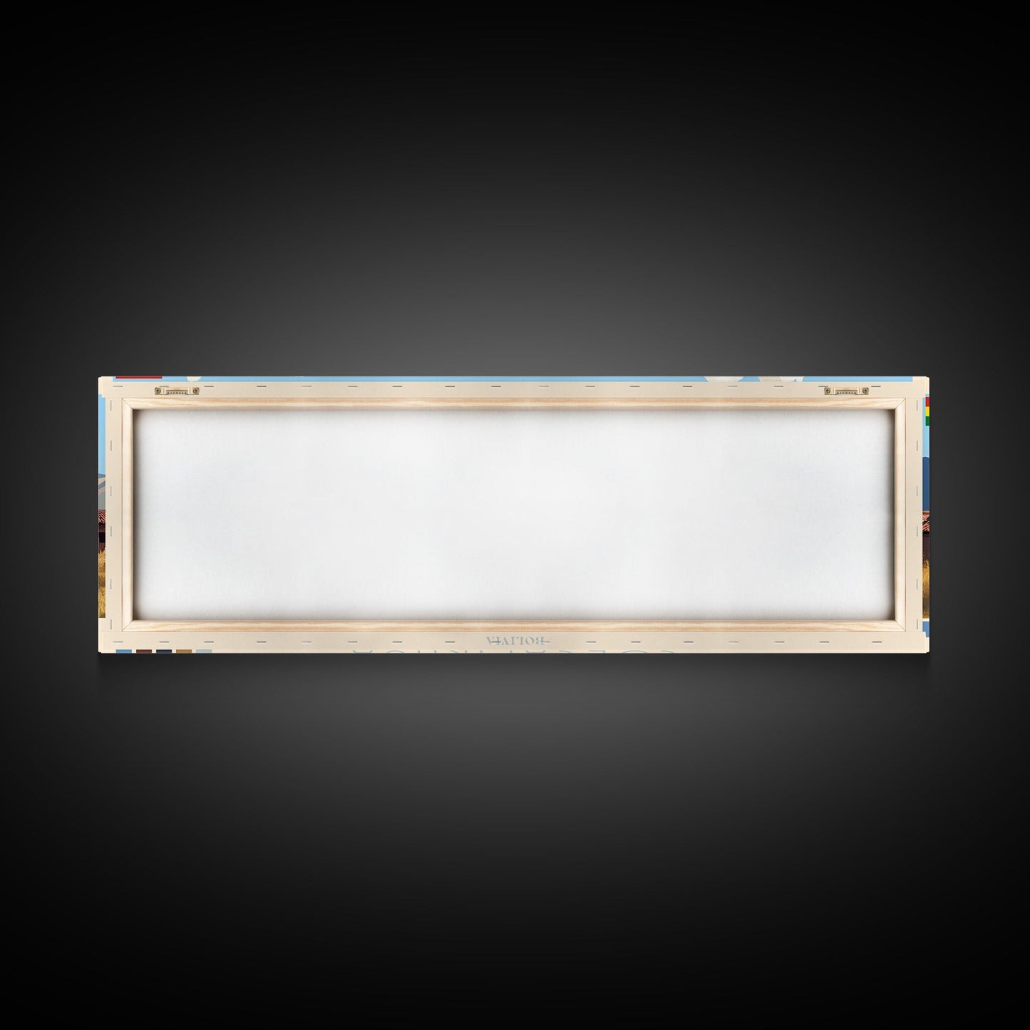 Colcapirhua, Bolivia Travel Poster Panoramic Canvas Print, Colcapirhua, Bolivia Painting, Bolivia Art, Colcapirhua Travel Art, Guest Room Painting