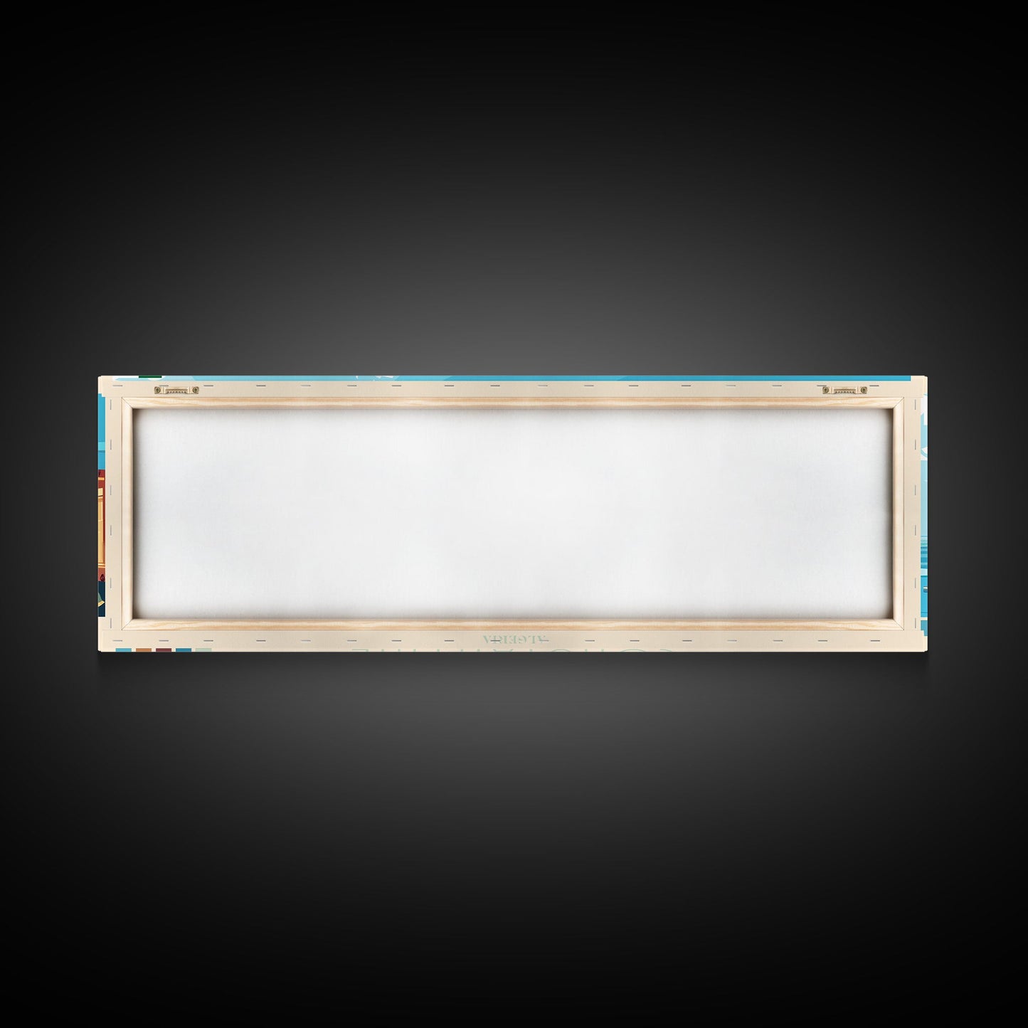 Constantine, Algeria Panoramic Travel Poster Canvas Print, Constantine, Algeria Painting, Algeria Art, Constantine Panoramic Travel Art, Travel Painting