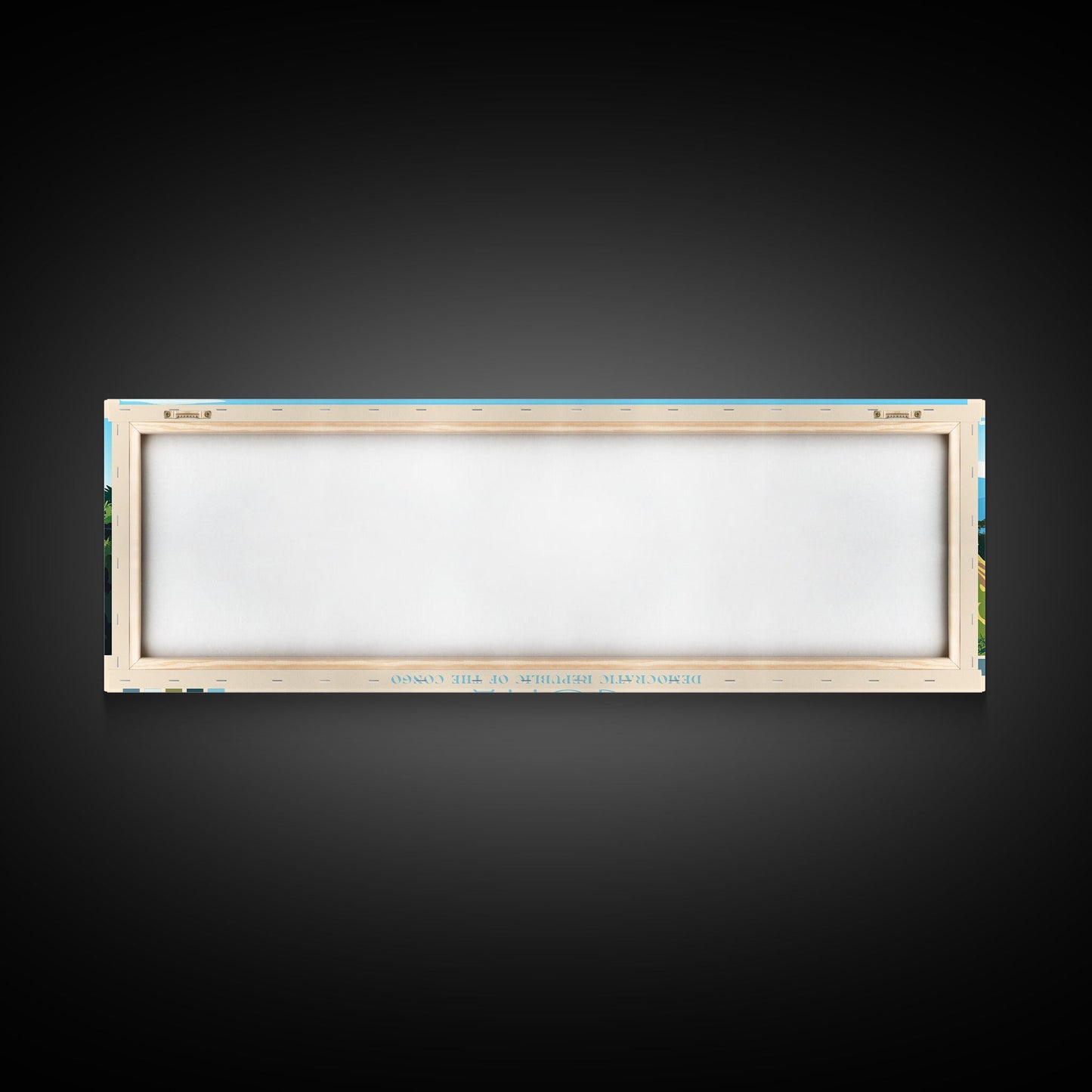 Goma, Congo Travel Poster Panoramic Canvas Print, Goma, Congo Painting, Congo Art, Goma Travel Art, Guest Room Painting