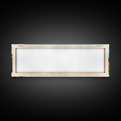 Goma, Congo Travel Poster Panoramic Canvas Print, Goma, Congo Painting, Congo Art, Goma Travel Art, Guest Room Painting