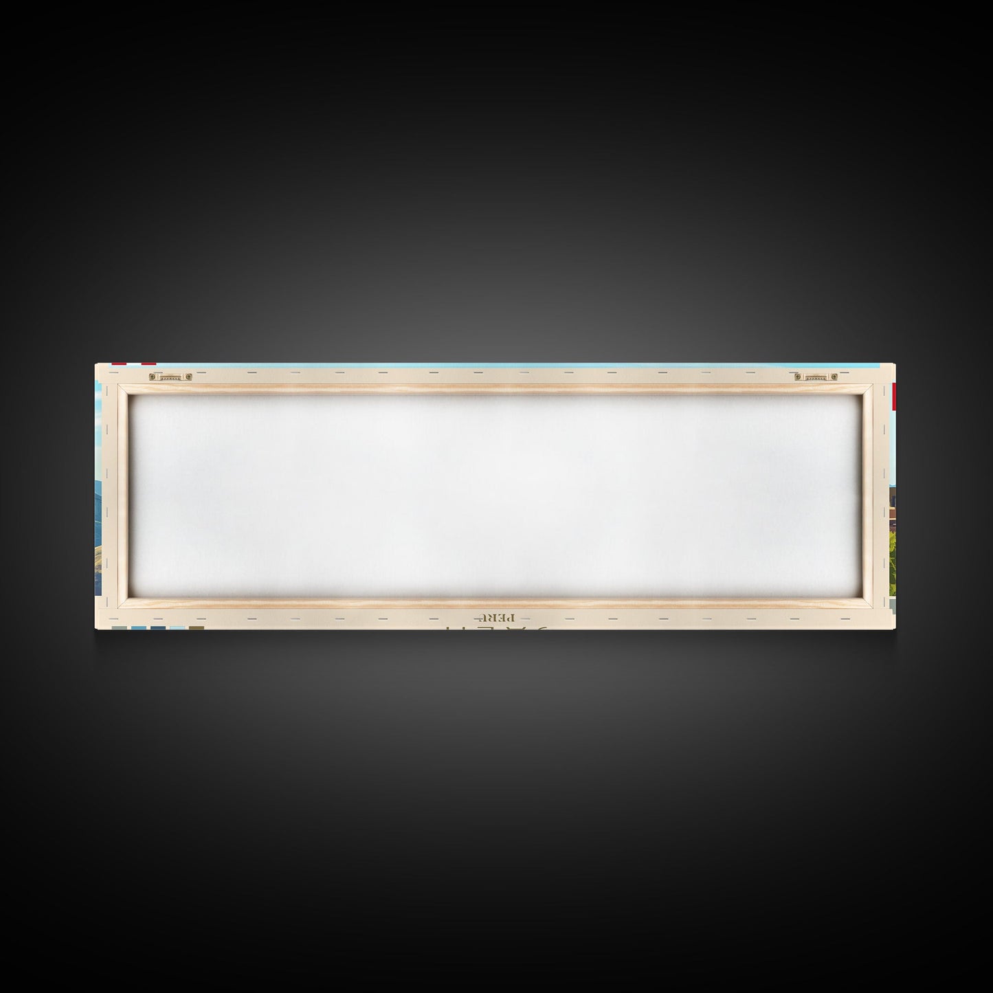 Jakarta, Indonesia Travel Poster Panoramic Canvas Print, Jakarta, Indonesia Painting, Indonesia Art, Jakarta Travel Art, Guest Room Painting