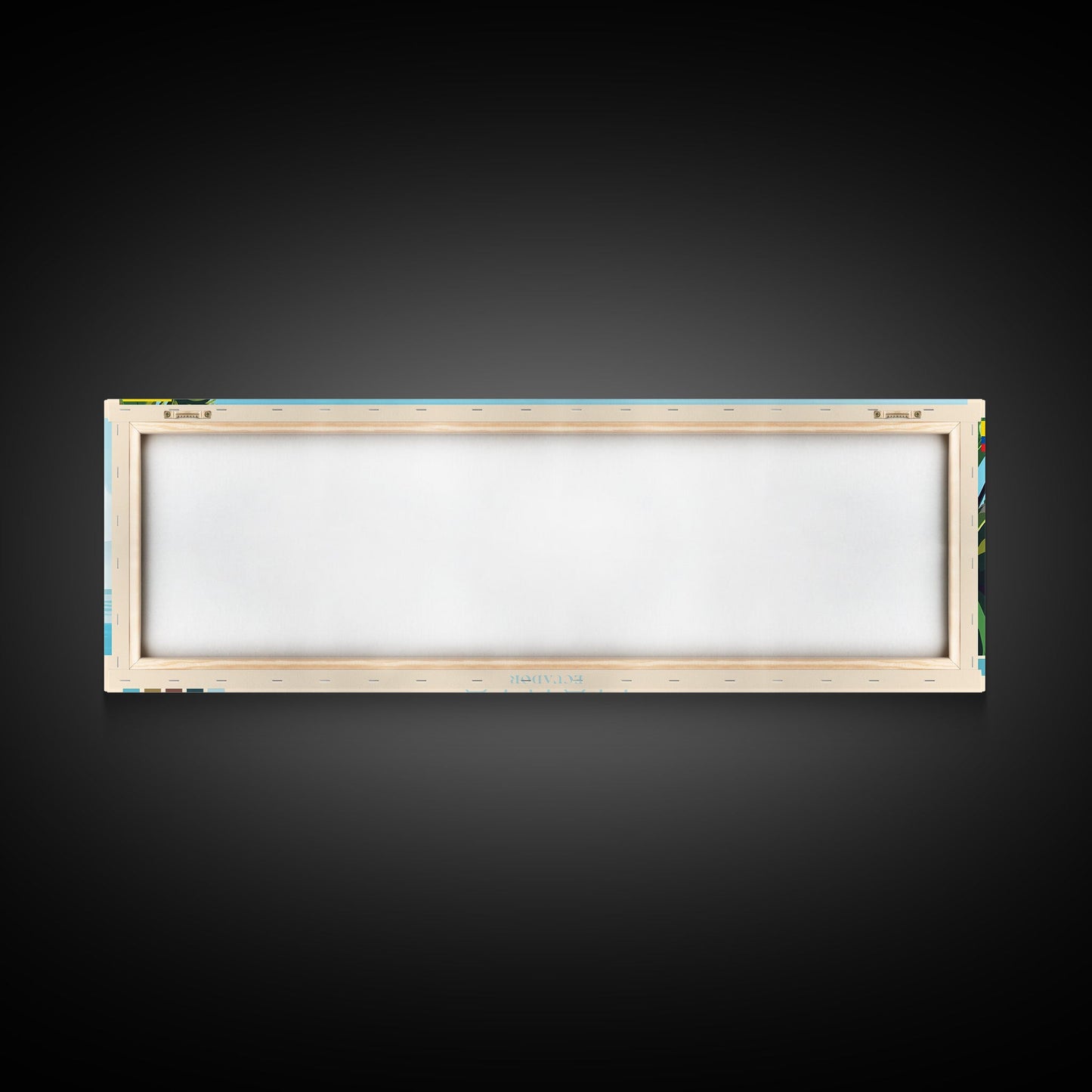 Manta, Ecuador Panoramic Travel Poster Canvas Print, Manta, Ecuador Painting, Ecuador Art, Manta Travel Art, Living Room Painting