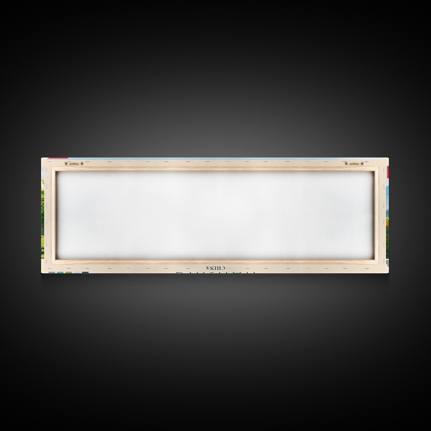 Panoramic Travel Poster Nanjing, China Canvas Print, Nanjing, China Painting, China Art, Nanjing Travel Art, Guest Room Painting