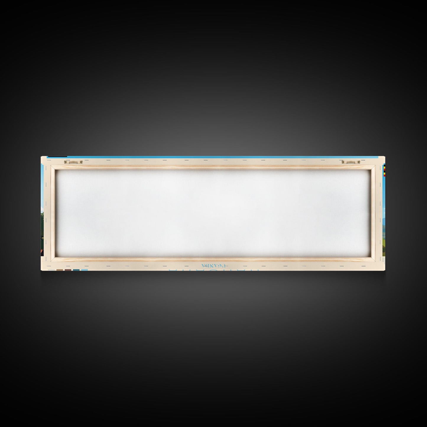 Nansana, Uganda Panoramic Travel Poster Canvas Print, Nansana, Uganda Painting, Uganda Art, Nansana Panoramic Travel Art, Travel Painting