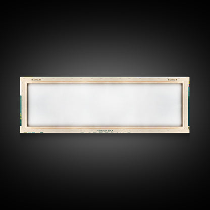 Sincelejo, Colombia Panoramic Travel Poster Canvas Print, Sincelejo, Colombia Painting, Colombia Art, Sincelejo Travel Art, Living Room Painting