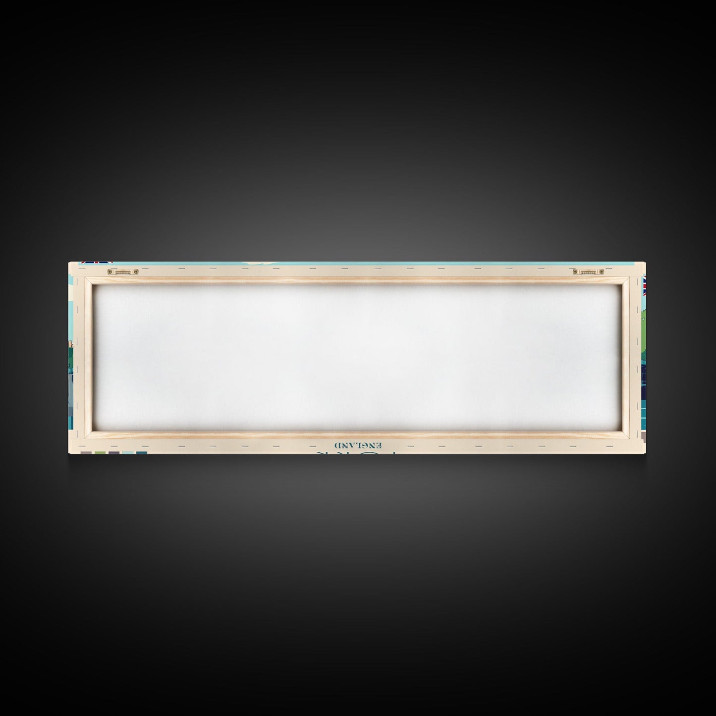 Panoramic Travel Poster York, England Canvas Print, York, England Painting, England Art, York Travel Art, Guest Room Painting