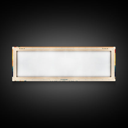 Zapopan, Mexico Panoramic Travel Poster Canvas Print, Zapopan, Mexico Painting, Mexico Art, Zapopan Travel Art, Guest Room Painting