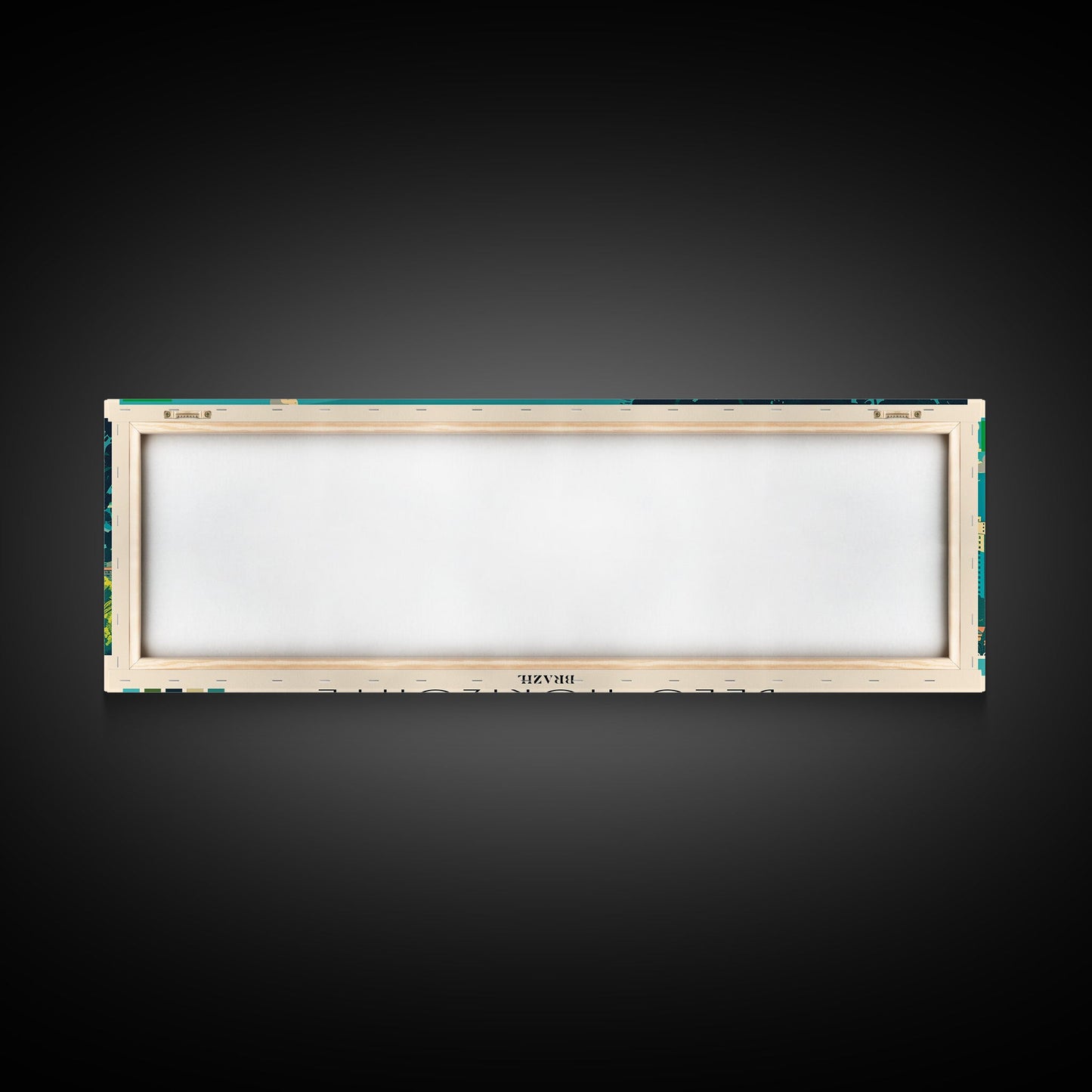 Belo Horizonte, Brazil Panoramic Canvas Print, Belo Horizonte, Brazil Painting, Brazil Art, Belo Horizonte Travel Poster, Travel Art, Guest Room Painting