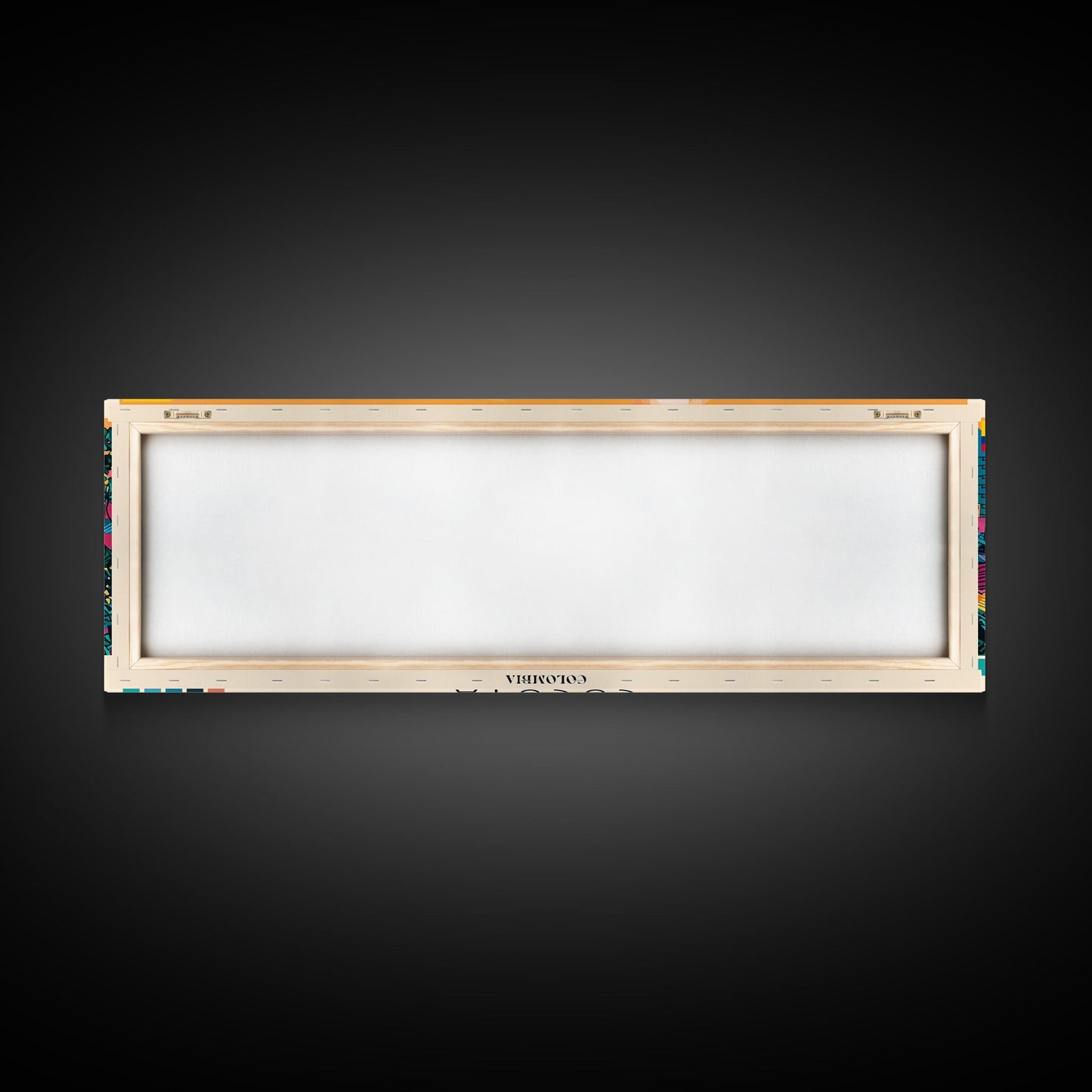 Cucuta, Colombia Panoramic Canvas Print, Cucuta, Colombia Painting, Colombia Art, Cucuta Travel Poster, Travel Art, Guest Room Painting