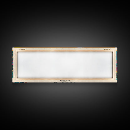 Cucuta, Colombia Panoramic Canvas Print, Cucuta, Colombia Painting, Colombia Art, Cucuta Travel Poster, Travel Art, Guest Room Painting