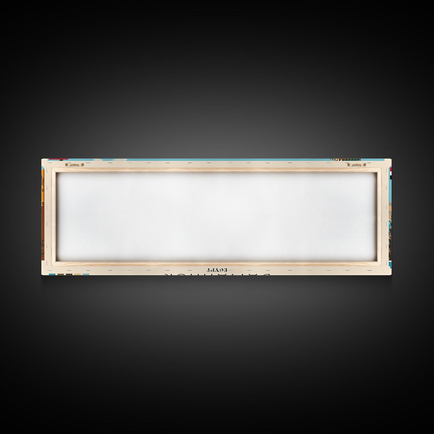 Damanhur, Egypt Panoramic Canvas Print, Damanhur, Egypt Painting, Egypt Art, Damanhur Travel Poster, Travel Art, Housewarming Gift