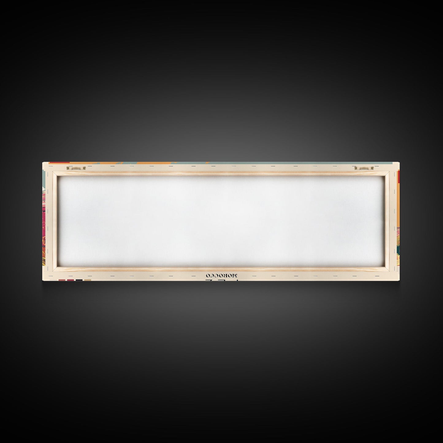 Fez, Morocco Panoramic Canvas Print, Fez, Morocco Painting, Morocco Art, Fez Travel Poster, Travel Art, Vacation Gift