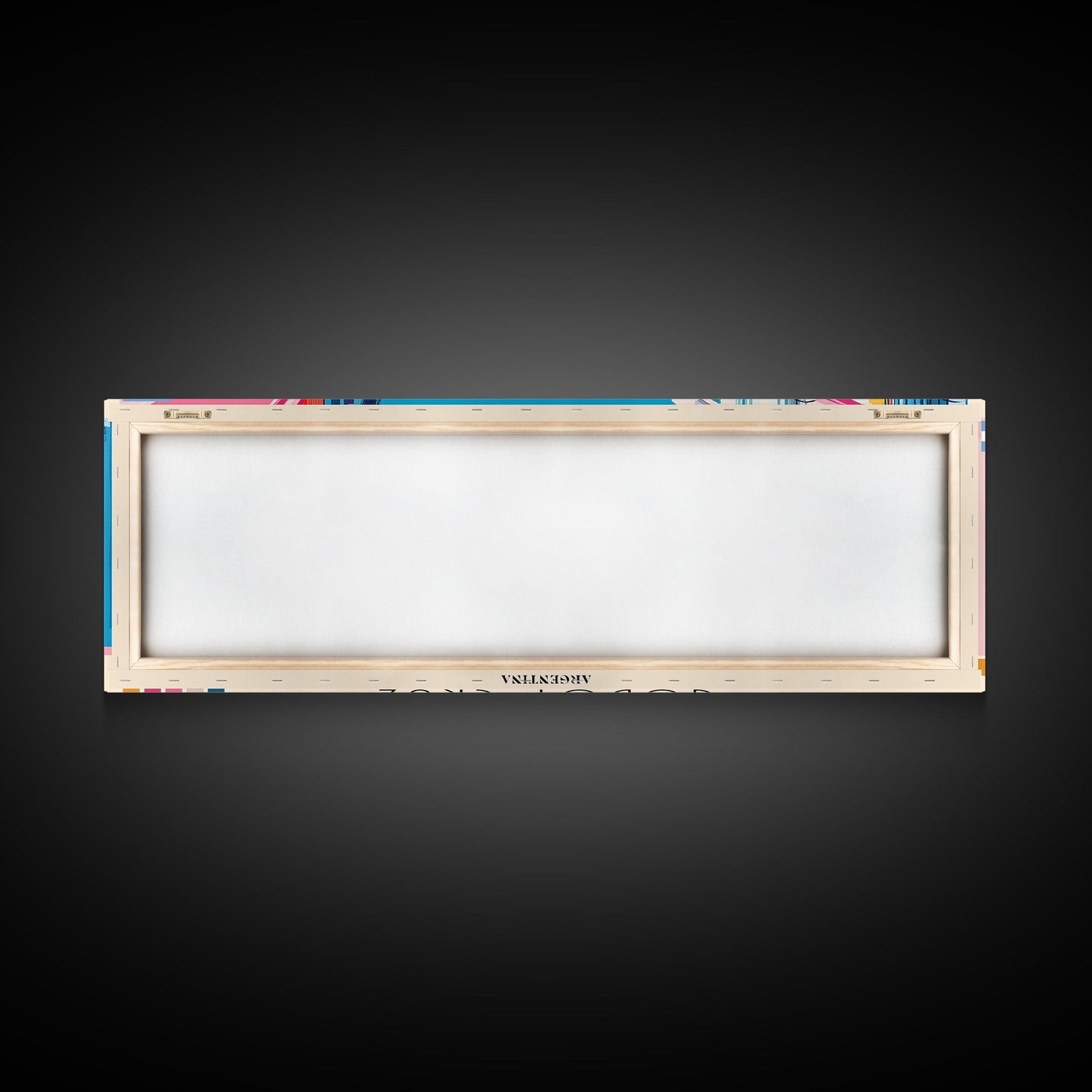 Godoy Cruz, Argentina Panoramic Canvas Print, Godoy Cruz, Argentina Painting, Argentina Art, Godoy Cruz Travel Poster, Travel Art, Guest Room Painting