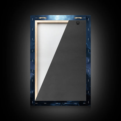 Apocalypse, Dark Art Print, dark fantasy art, Canvas Print, Wall Hanging, Portrait Art, Spooky Decor, Horror Home Decor, Unique Gift