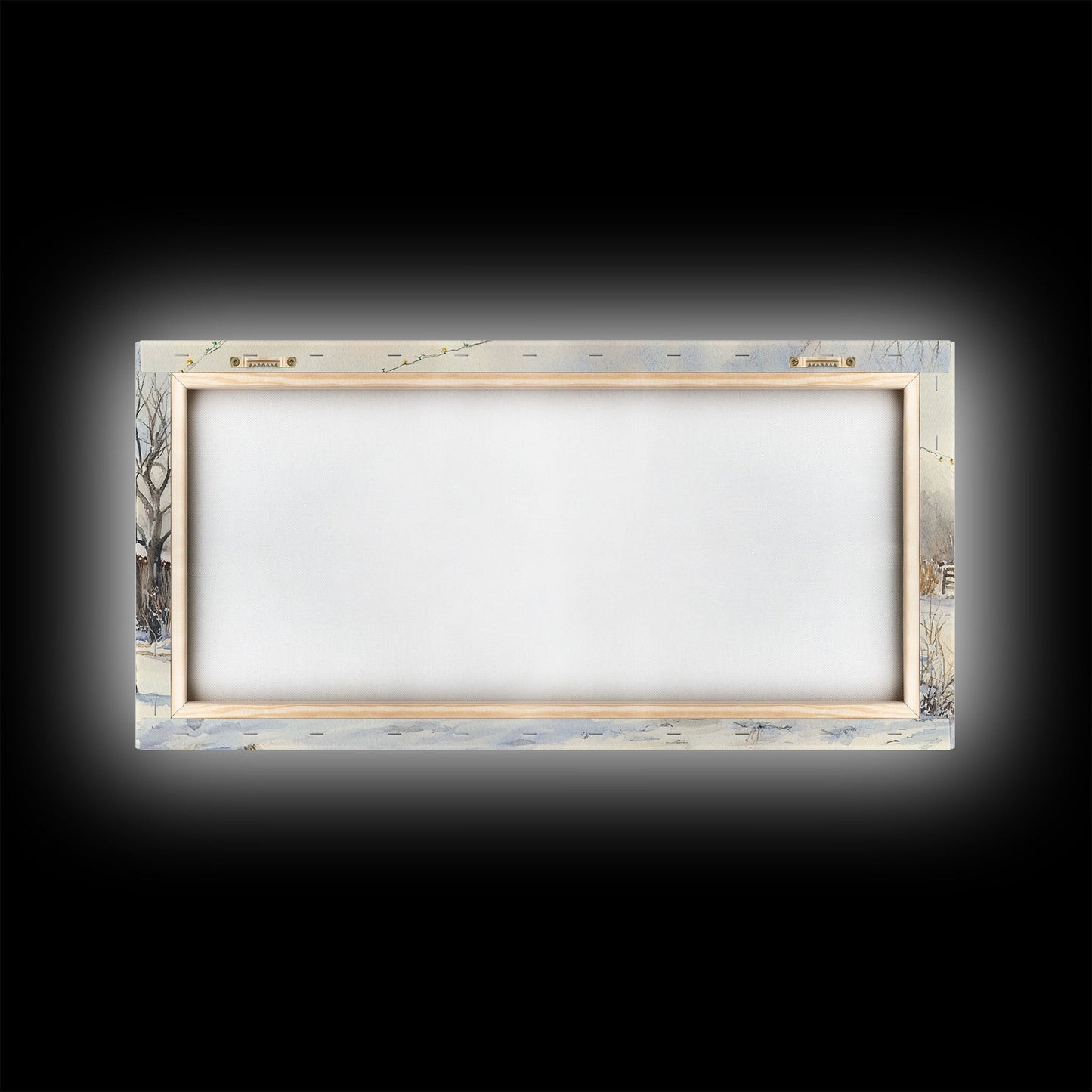 Christmas Barn Snow Sheep Canvas Print Christmas Farmhouse Decor Rustic Christmas Wall Art Framed Canvas Print Christmas Outdoor Decor